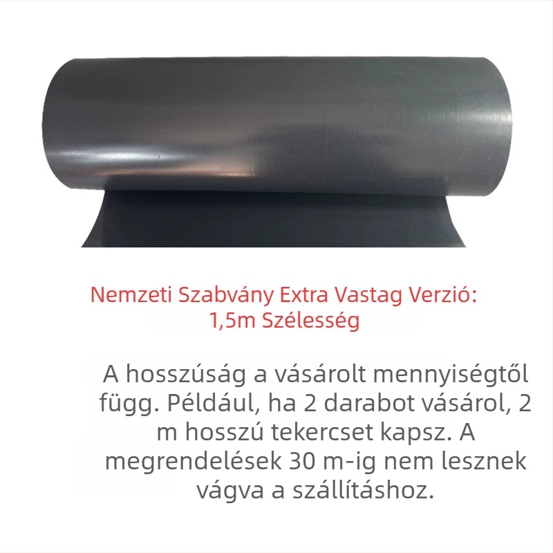 Tetőkertekhez való gyökérzáró lemez, műanyagból, megakadályozza a gyökér behatolását