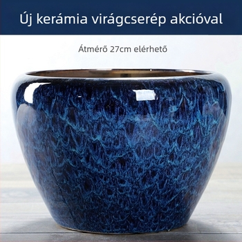 Kerámiából készült virágcserép, padlóra helyezhető, korrózióálló, otthoni kertészkedéshez