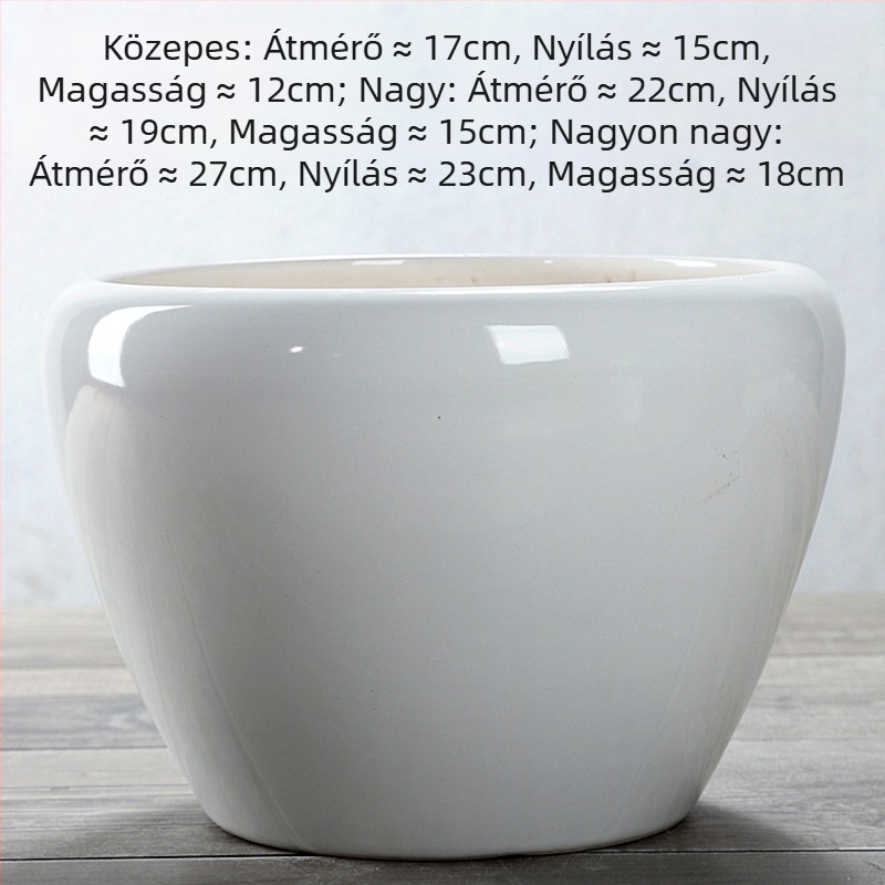 Kerámiából készült virágcserép, padlóra helyezhető, korrózióálló, otthoni kertészkedéshez