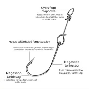 Pontyhorgász horog – dupla horog szegével édesvízi tározóhoz; Treasure in the Lake