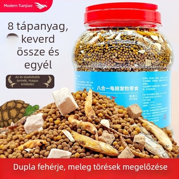 Teknősbéka eledel – szemcsés, akváriumi háziállat eledel, márka Modern Tianjiao