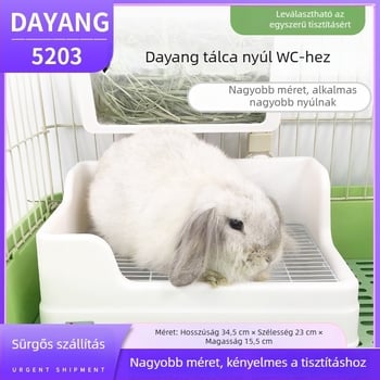 Dayang nyúltoalette – anti-tip, anti-ürítés, anyagok: PP, ph+ps, fém, modell 5203