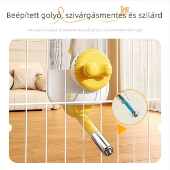 Függő macska-, nyúl- és kutya víz- és etető adagoló, tálakkal