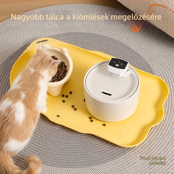 Senwei macska etető alátét, vízálló, csúszásmentes, műanyag, 2 db