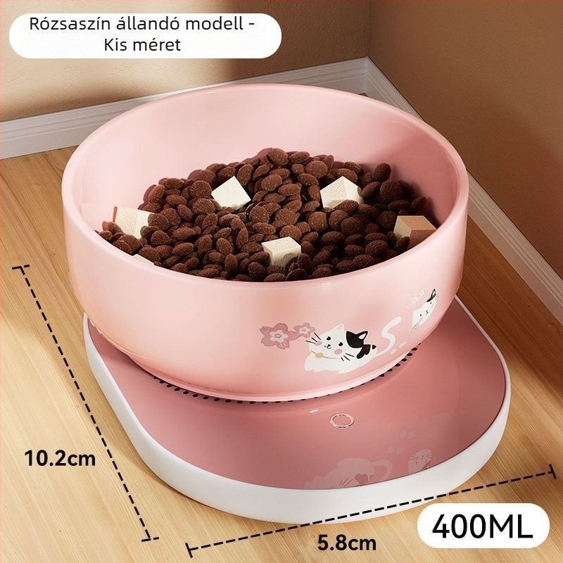 Macska itatótál porcelánból (Anyag: porcelán; Célzott felhasználás: Macska; Kategória: Háziállatok etető- és itatóeszközök)