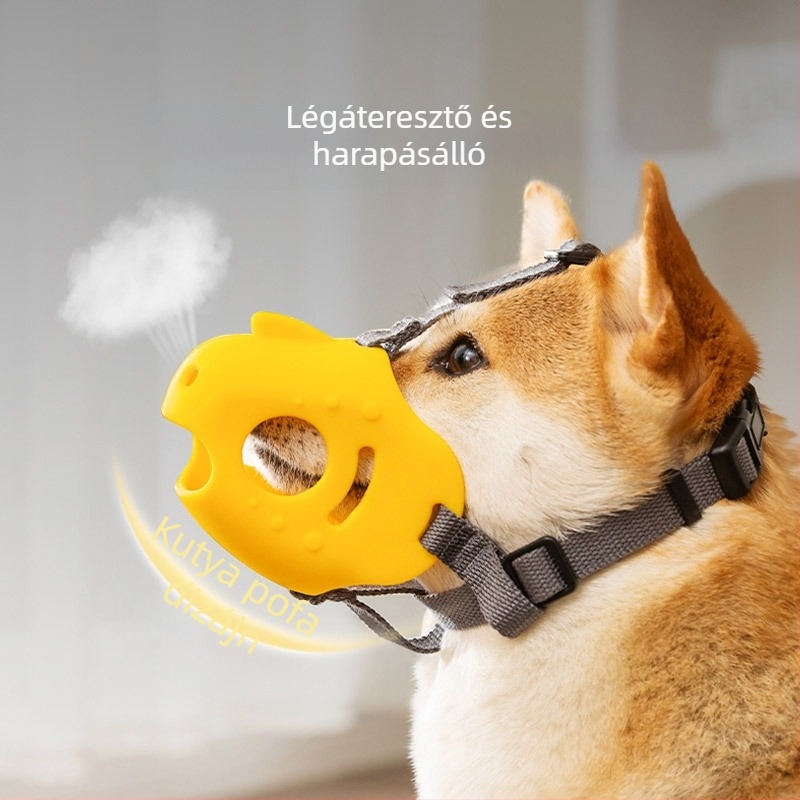 Kutyaszájkosár – szilikon, harapás elleni, ugatás elleni, ugatást blokkoló