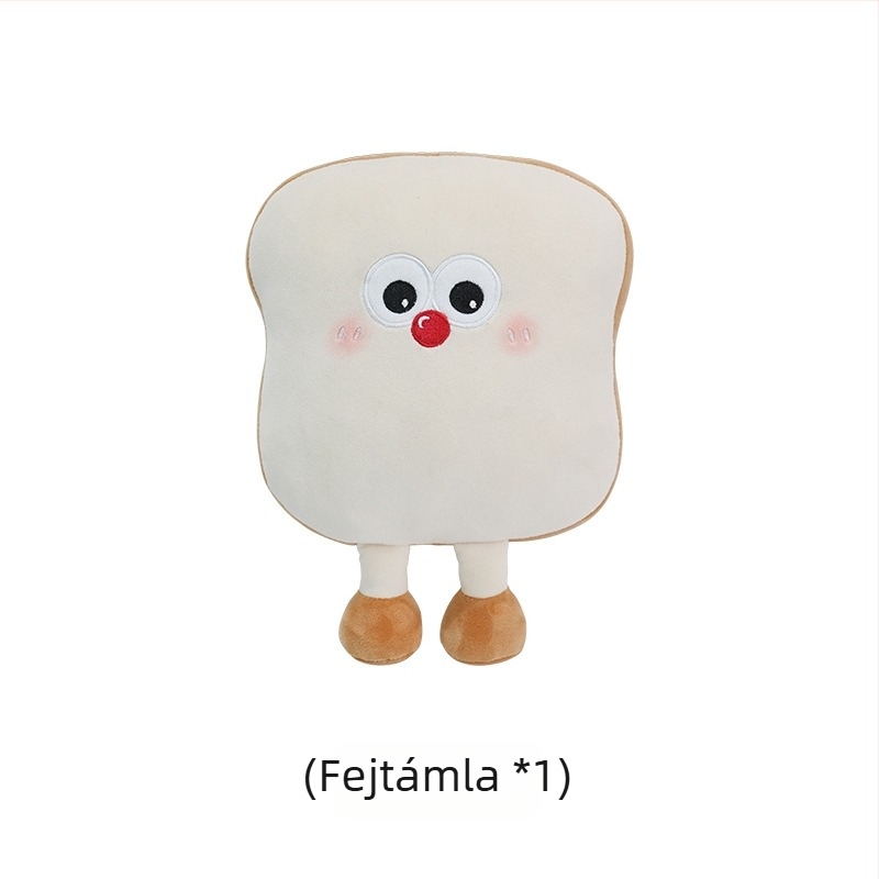 Feather cen Puha autófejtámasz párna Toast Biscuits mintázatú, PP gyapot töltet