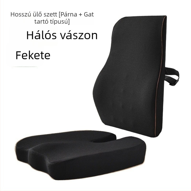 Memóriahabos ülőpárna és ágyéki támasz — irodai használatra, minimalist stílus, testreszabható