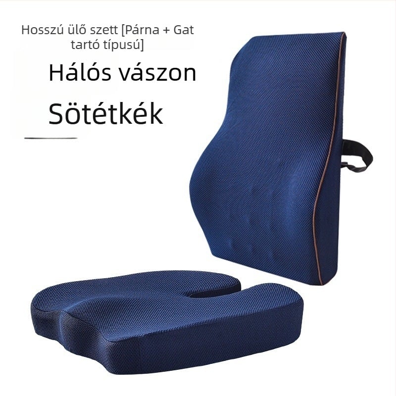 Memóriahabos ülőpárna és ágyéki támasz — irodai használatra, minimalist stílus, testreszabható