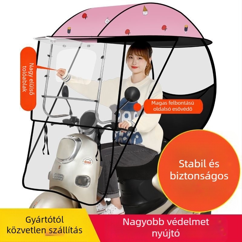 Respect elektromos járművek napernyője – kézi nyitás, felnőtt használat, 1,2 kg