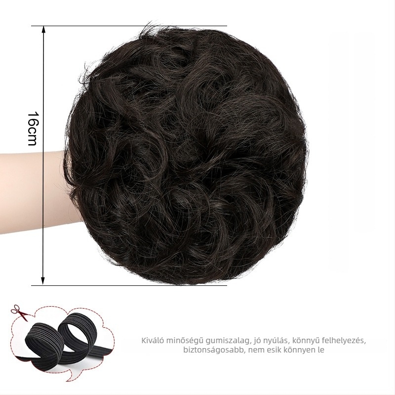 Magas hőmérsékletű szálakból készült ponytail paróka, festhető, modell XQ061A, licencelt magáncímkével (Modell: XQ061A; Haj: magas hőmérsékletű szálak; Festhető: Igen)