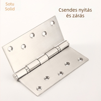 Sotegu Rozsdamentes acél Pánt összecsukható fa ajtókhoz, felület: csiszolt rozsdamentes acél, stílus: modern egyszerű