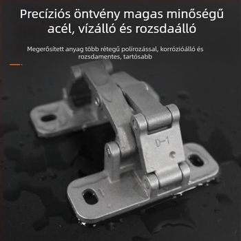 Kőajtócsukló — rozsdamentes acél, modell 2025.5.13, alkalmas tűzoltó hidrantdobozhoz, rejtett ajtókhoz és csatornás ajtókhoz