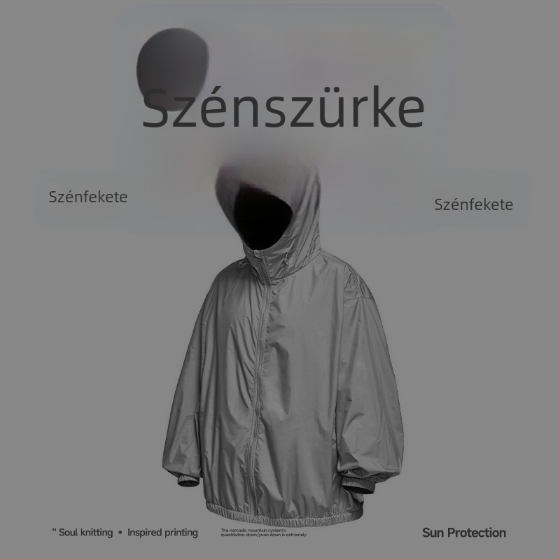 Dzseki Teflon háromvédelmi technológiával, napvédelmi funkció, 100% poliészter, kapucnis, szabad fazon.
