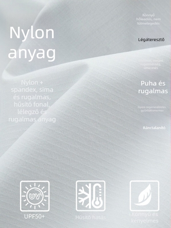 Uniszex nyári könnyű szélvédő dzseki UPF50+ napvédővel, kapucnival, csíkos mintázat, gyorsan száradó, 83% nylon / 17% spandex