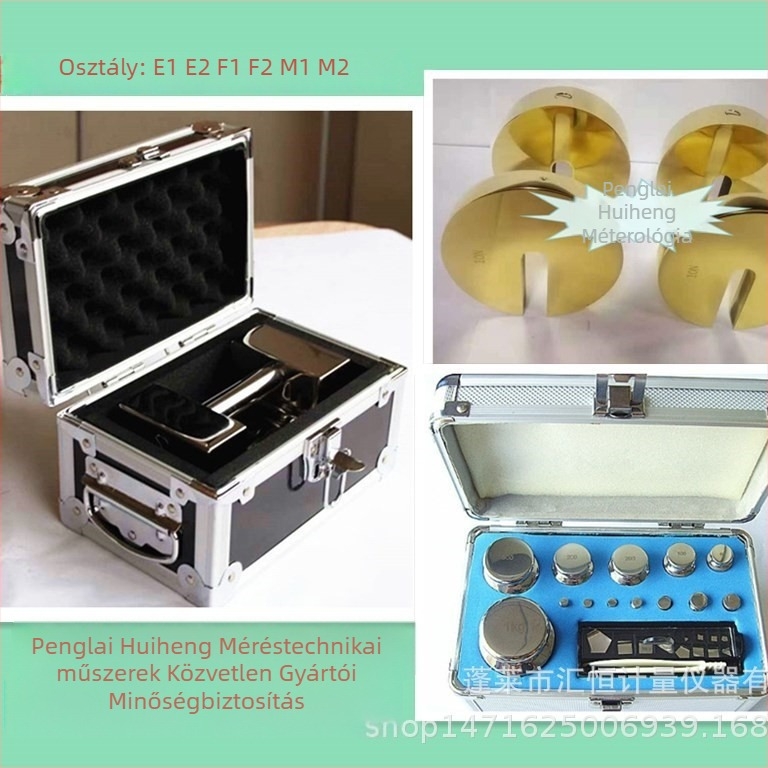 Huiheng dinamométer, mérési tartomány 1–500 N, pontosság F2/M1, modell 1-500Nkg