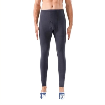 Férfi De Velvet fleece-betétes termoszabályos nadrág, 100% poliészter, 201-250 g/m2 vastagság, varrat nélküli