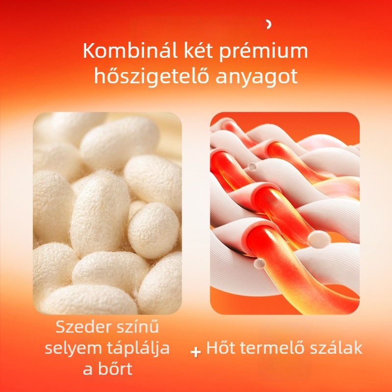 Uniszex fleece bélelt thermo nadrág téli alapréteghez, poliészter anyag, 90–95% poliészter, vastagság 201–250 g/m2