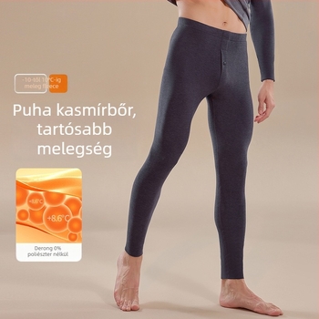 Férfi Derong fleece termoszabás nadrág, kétoldalas plüss, akril 30–50%, 251–300 g/m2, lélegző, antistatikus, antibakteriális, melegen tart