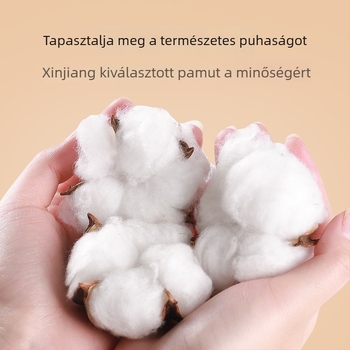 Uniszex pamut termikus alsóruha készlet kapucnival, hosszú ujjú, kerek nyakú, varratmentes