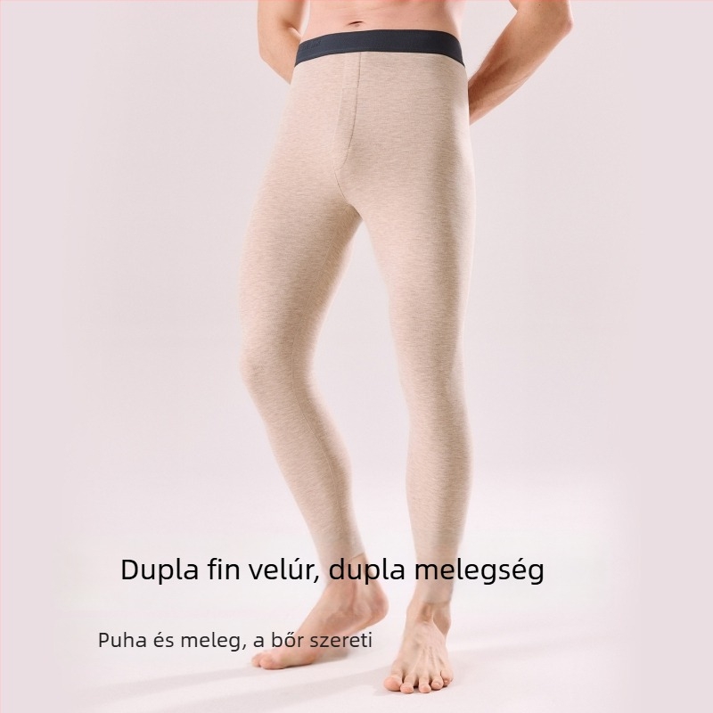 Férfi hosszú melegnadrág akril 30–50% – Extra Thick 301–350 g/m² – egyszínű