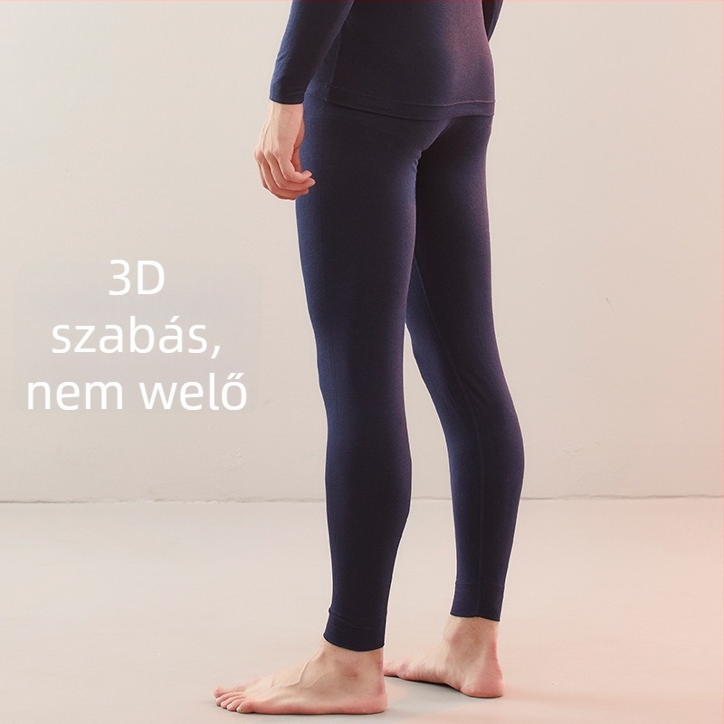 Férfi modal termikus alaprétegű leggings – ultra vékony, magas rugalmasságú, egyrétegű