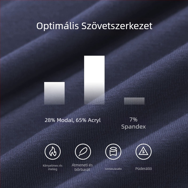 Férfi modal termikus alaprétegű leggings – ultra vékony, magas rugalmasságú, egyrétegű