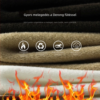Purple Női meleg váll nélküli felső fleece béleléssel, vast anyag, őszi-téli alapréteg