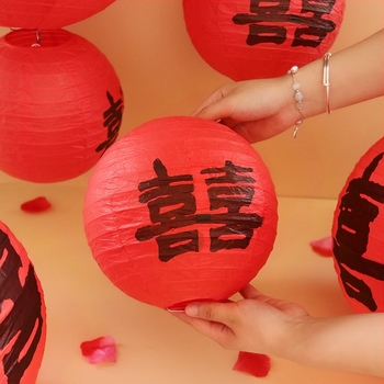 Kétszeres Boldogság lámpás esküvői dekorációhoz, papírból, Márka Blessed and blessed, Kategória: Egyéb esküvői kellékek, Használat: Esküvő