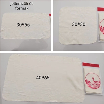 Juhbőr autóápoló kendő – többfunkciós, kiváló nedvszívó, nem hullik a szőr, nem hagy nyomokat; 70 g; nyomtatott logó; licencelhető privát címke