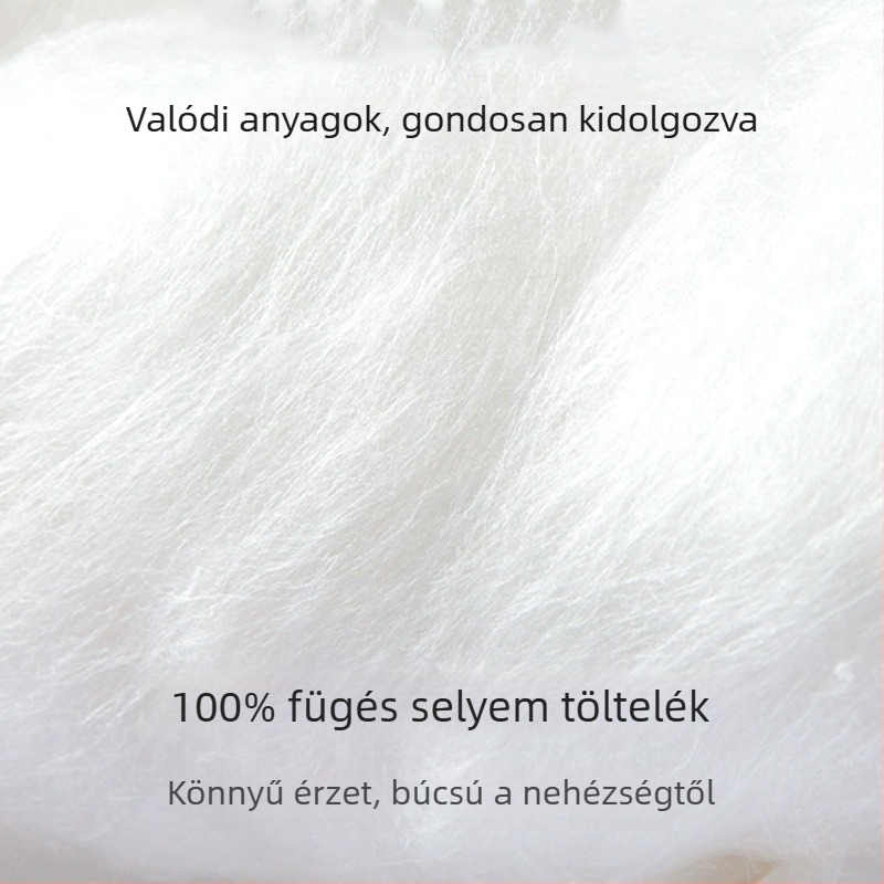 Női pehelymellény, V-nyakú, rombusz mintázat, rövid fazon 40–50 cm, külső anyaga poliészter, töltet 100% selyem