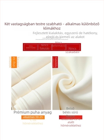 Női mindennapi egyenes szabású nadrág pamut–polészter keverékből, 50–70% pamut, 30–50% poliészter, magas derekú, közepes vastagság