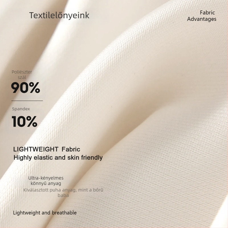 ACXSPORT Női jóga rövidnadrág – könnyű és sima, rayon anyag levegőréteggel, 90% poliészter, 10% spandex, négypontos hosszúság