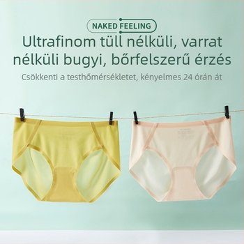 Női nylonos bugyi, gyorsan száradó, légáteresztő, középmagas derekú