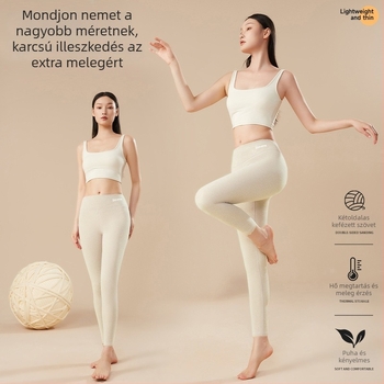 Termo nadrágszett – poliészter szál, két rétegű, velúr belső, varrat nélküli, 201–250 g/m², uniszex