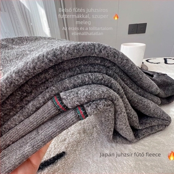 Little Pepper Megfizethető kiadás Őszi–Téli vastag pamut női leggings függőleges csíkokkal — Fenékemelés, Derékformázás, Karcsúsítás