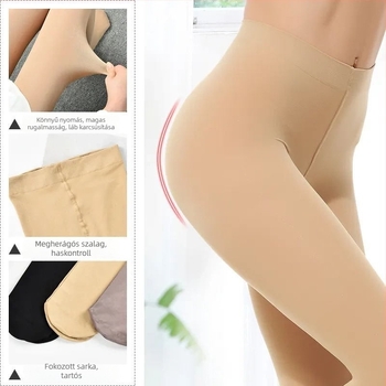 Langsha velúr formázó harisnyanadrág, Anti-Snag, közepes vastagság, egyszínű minta, nylon, lábfejes, 18–40 éves fiataloknak