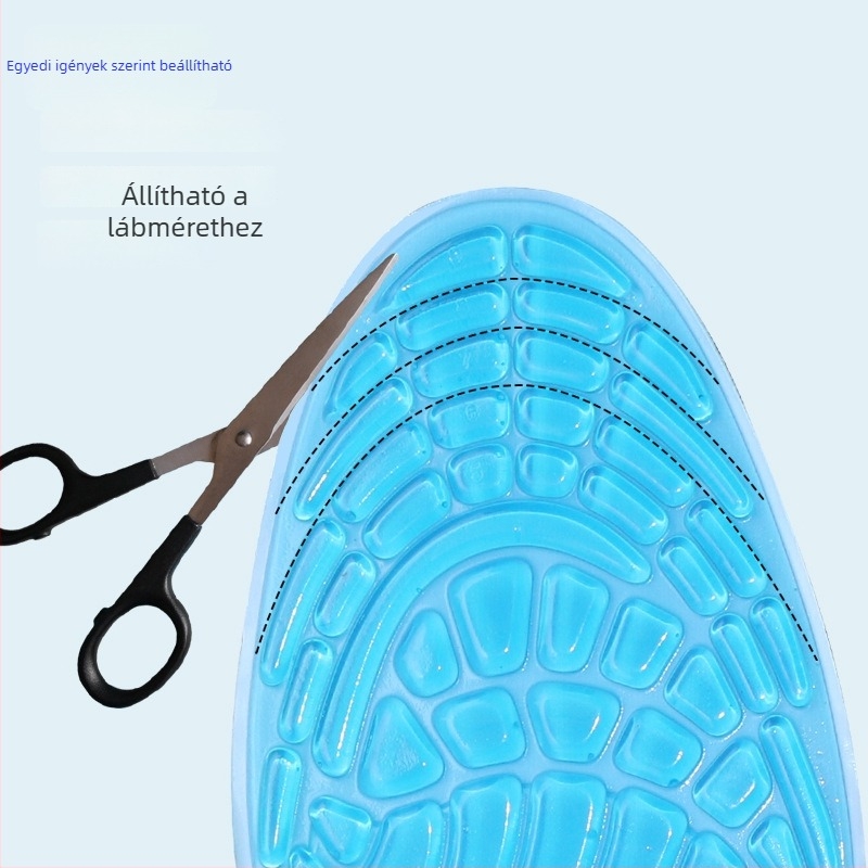 TPE ütéscsillapító talptalp, teljes hosszúságú, alkalmas edzőcipőkhöz, hétköznapi és munkacipőkhöz, L/S-kód