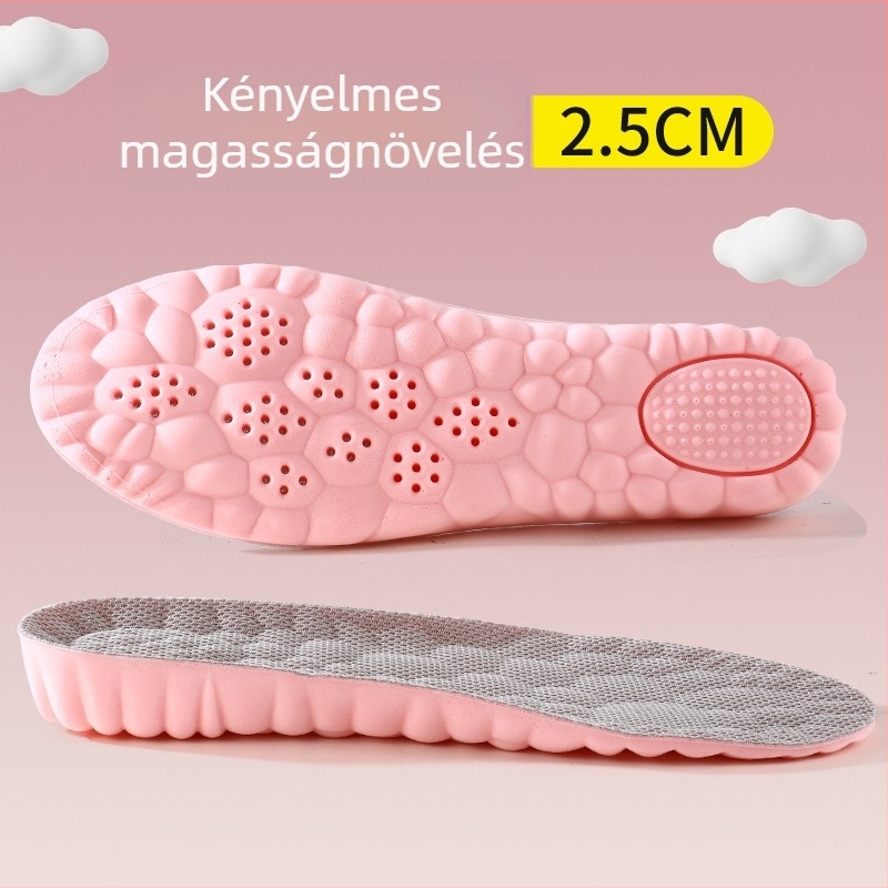 Magasságot növelő talpbetét - PU, teljes talpbetét, modell 5173-3, Uniszex