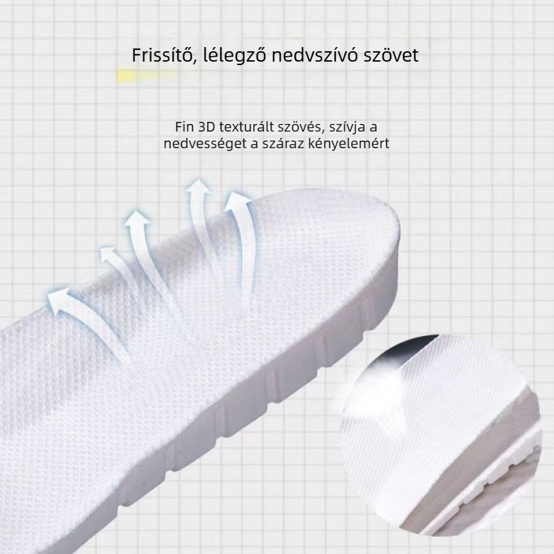 PU sport talpó – ütéscsillapító, lélegző, nedvszívó, magasságnövelő, teljes talp