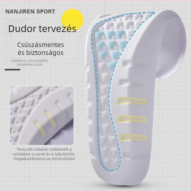 PU sport talpó – ütéscsillapító, lélegző, nedvszívó, magasságnövelő, teljes talp