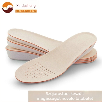Old Song Dynasty Szójafehérje rostból készült magasságot növelő talpbetét, izzadság-abszorbáló, légáteresztő, teljes talpbetét, vágható, férfiak és nők számára