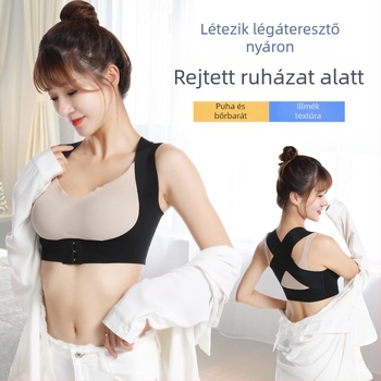 Mágneses testtartás-korrekciós melltartó, modell Lb-86, légáteresztő, elasztikus kompresszió, állítható és dinamikus háttámasz