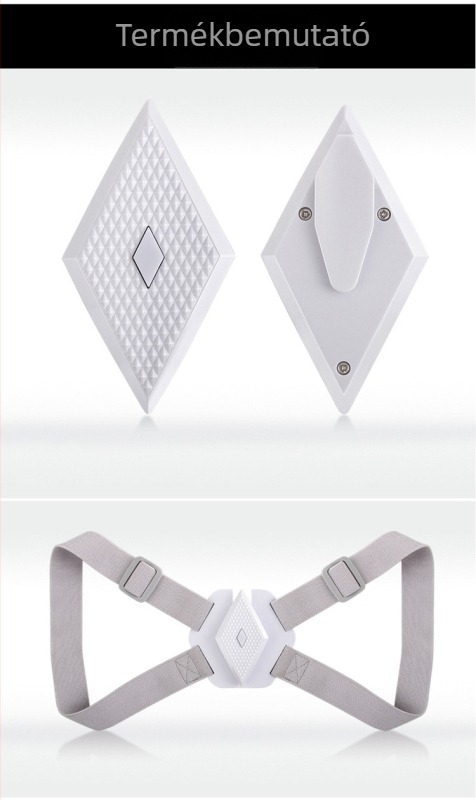 Intelligens hangos emlékeztetőkkel ellátott testtartás-korrigáló eszköz gyermekeknek és felnőtteknek, induktív testtartás-korrekció — Márka Yishengle, Modell 058, 2020