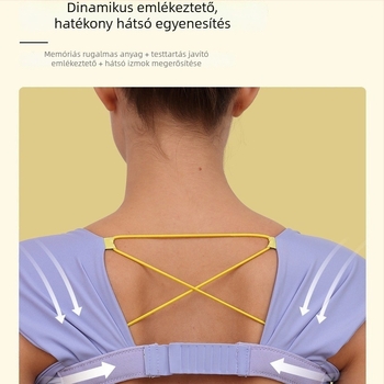 Shilly KJ Tartásjavító öv nyitott vállal, elasztikus ortopédiai hát-támasz felnőtteknek, modell KJ, forgalomba hozva 2024-05-22