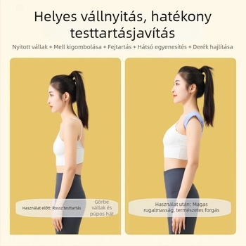 Shilly KJ Tartásjavító öv nyitott vállal, elasztikus ortopédiai hát-támasz felnőtteknek, modell KJ, forgalomba hozva 2024-05-22