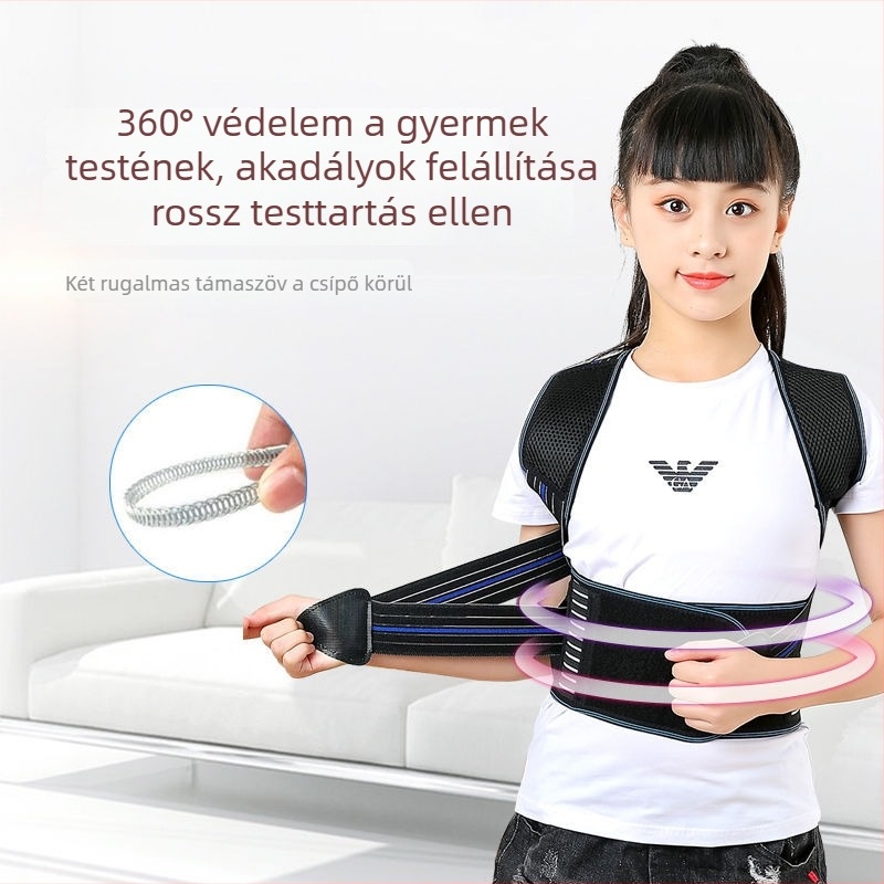 Companion Felnőtt Nyitott Vállú Testtartás-korrigáló Hát-támogatással, Lélegző, Modell 0551, 2020