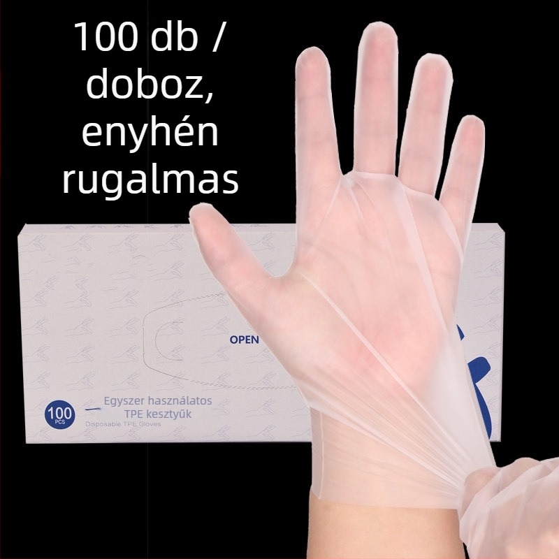 Egyszer használatos nitril kesztyűk, standard vastagság, csúszásmentes felület, kopásálló, 1000 darab a dobozban.