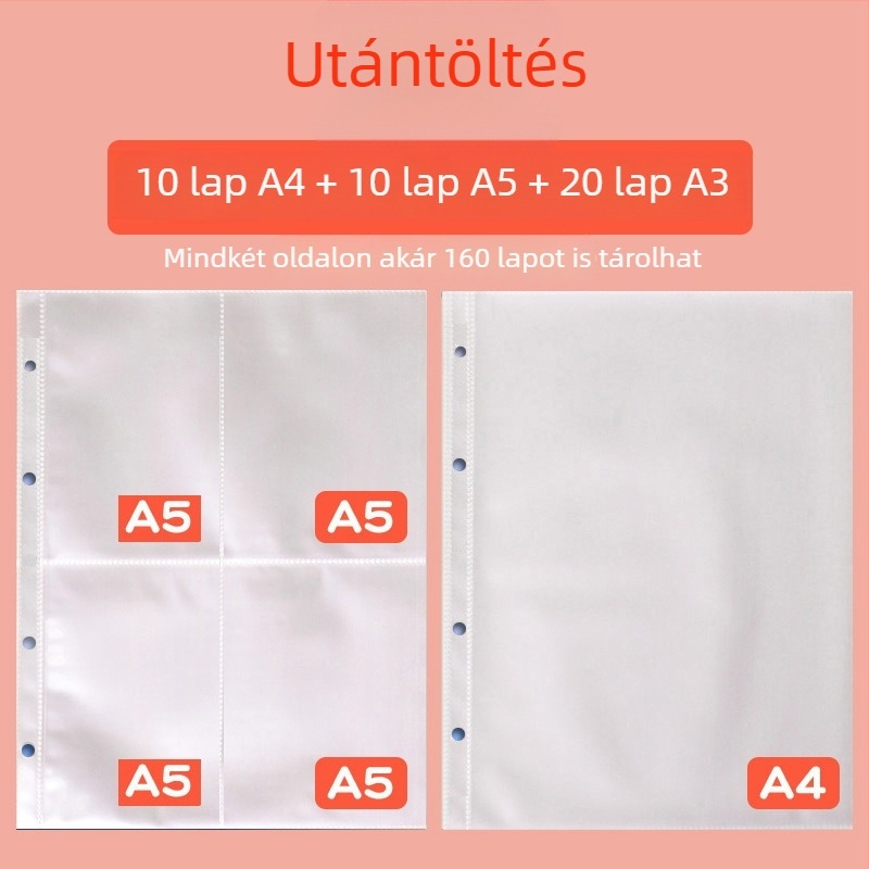 Bőrborítású bizonyítványgyűjtemény könyv, Avinar modell 05, 120 oldal, testreszabható, vastagság 4
