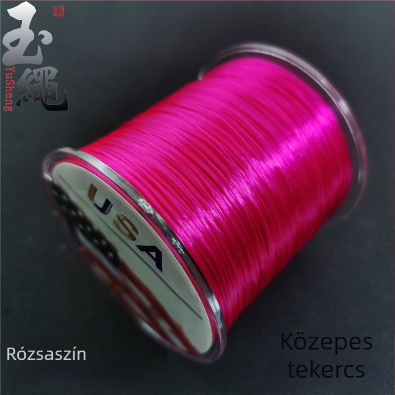 Achát kristály karkötő spandex elasztikus zsinórral, sík huzal, gépi tekerés, Jade rope márka